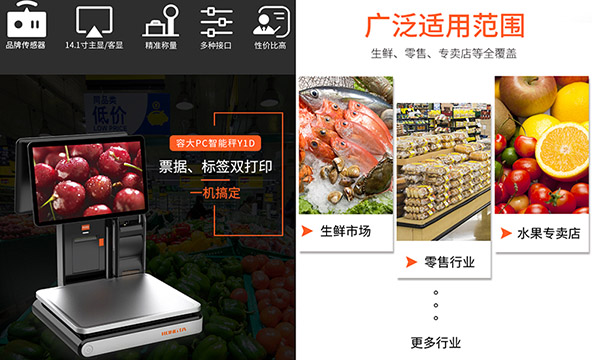 科技引领潮流,容大Aurora Y1D智能PC秤震撼上市